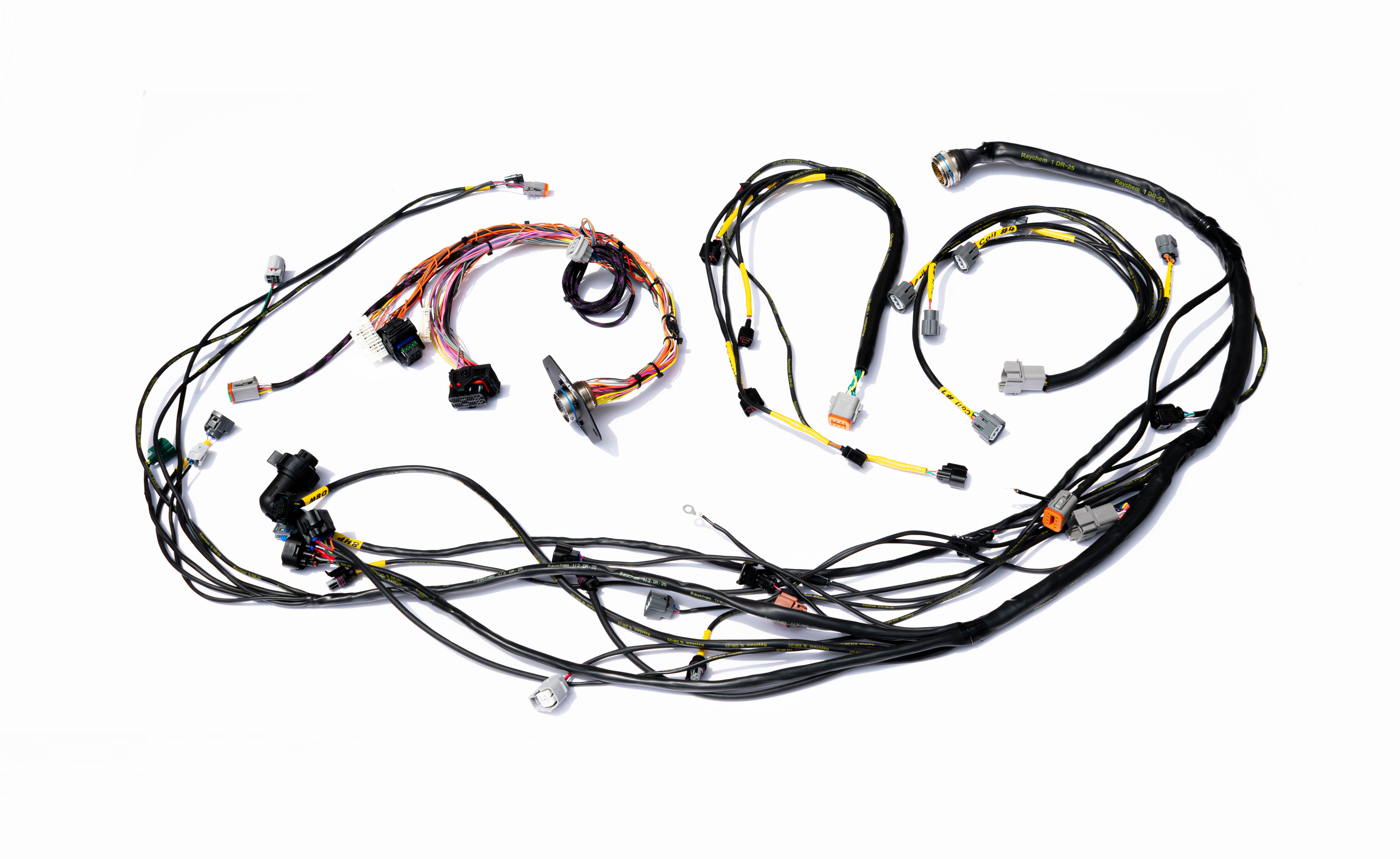 SVK Works Raychem DR-25 wiring harness sleeving